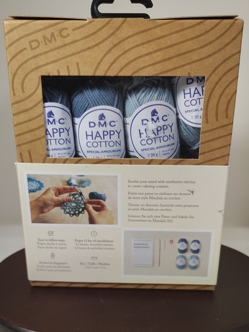 DMC Happy Cotton Crochet Kit in Light Blue